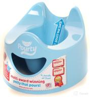 🚽 pourty easy-pour potty, blue логотип