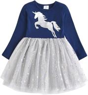 👗 dxton lh4570 4t little children dresses - stylish girls' dresses for everyday wear logo