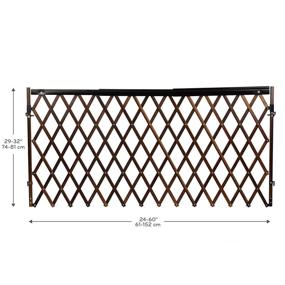 img 2 attached to 🚧 Farmhouse Collection - Expandable Walk-Thru Room Divider Baby Gate