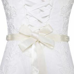 img 2 attached to Sparkle In Your Special Day With Lovful Bridal Belt & Ribbon Sash!