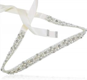 img 3 attached to Sparkle In Your Special Day With Lovful Bridal Belt & Ribbon Sash!