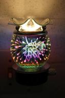 🌌 navillus 3d fireworks and leaves night light plug-in - stunning oval shape, exquisite design, multicolored oil warmer with dimmer логотип
