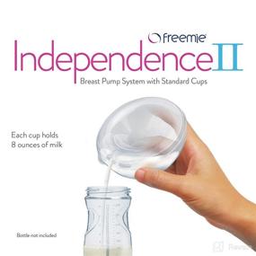 img 2 attached to 🍼 Freemie Independence II Deluxe: Rechargeable Mobile Breast Pump System for Moms On-the-Go - Ultra-Lightweight & Quiet, Grey