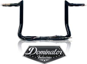 img 4 attached to 🏍️ Dominator Industries 1.25" PRE-WIRED 10" Meathook Monkey Bar Ape Hanger Handlebar for 2014-2021 Harley-Davidson Bagger Touring Electra & Street Glide (Black) - Includes Heated Grip Option