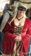 img 1 attached to Frawirshau Velvet Queen Dresses 👗 - Women's Renaissance Costume Medieval Dress review by Brian Rogers