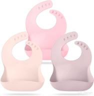 mia li silicone bibs waterproof logo