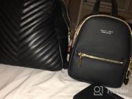 img 1 attached to Aeeque Women'S Mini Leather Backpack Purse - Crossbody Phone Bag & Small Shoulder Bag review by Leo Black