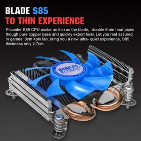 img 2 attached to Ultra-Thin PCcooler S85 CPU Cooler: Quiet And Efficient Cooling For PC Cases