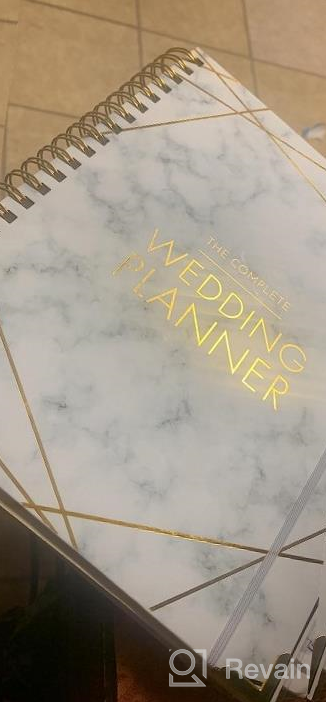 img 1 attached to The Ultimate Wedding Planner: Undated Diary & Organizer With Hard Cover, Online Support, And Handy Pockets! review by Chad Young