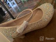 img 1 attached to Girls' Sparkling Rhinestone 💎 Glitter Pumps - Size 13 Shoes review by Jocelyn Hernandez