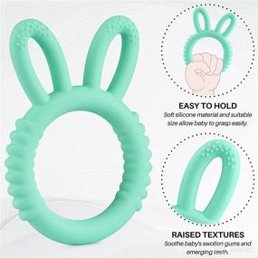 img 2 attached to Teething Months Babies Silicone Infants Baby Care