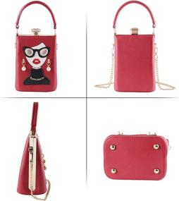 img 1 attached to Chic and Stylish Novelty Leather Satchel Handbags for Women - Satchels!