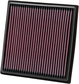 img 4 attached to 🔝 High Performance, Premium, Washable K&amp;N Engine Air Filter: Replacement Filter for 2010-2016 TOYOTA/LEXUS (Highlander Hybrid, RX450h) - 33-2455