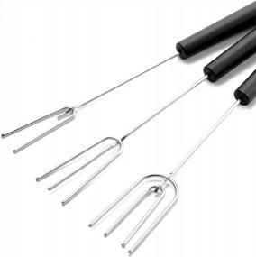 img 1 attached to 10 Piece Stainless Steel Chocolate Dipping Fork Set With PP Handles For DIY And Dessert Decorating