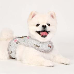 img 1 attached to 🐾 Pinkaholic New York EIRA PINKA Harness - Melange Grey - L: Comfortable and Stylish Dog Harness for All-Day Adventures