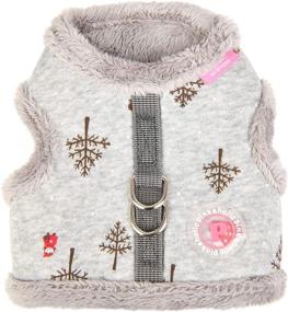 img 4 attached to 🐾 Pinkaholic New York EIRA PINKA Harness - Melange Grey - L: Comfortable and Stylish Dog Harness for All-Day Adventures