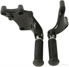 img 4 attached to Premium TCMT Foot Pegs with Brackets - Perfect Fit for Harley Sportster XL 883 1200 Iron (2014-2022)