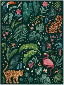 img 4 attached to Explore The Wild With Americanflat'S Jungle Love Puzzle By Janelle Penner - 1000 Pieces Of Fun!