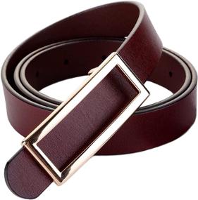 img 4 attached to 【CaserBay】Women Fashion Waistband Jeans【Suit 1 Burgundy】 Women's Accessories - Belts