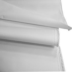 img 3 attached to Ткань Mybecca Canvas Marine 600 денье для использования внутри и снаружи помещений, белая, 1 ярд (36 дюймов X 56 дюймов) (разрезано по ярдам для основных заказов) (3 'X 4,7 фута)