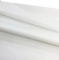 ткань mybecca canvas marine 600 денье для использования внутри и снаружи помещений, белая, 1 ярд (36 дюймов x 56 дюймов) (разрезано по ярдам для основных заказов) (3 'x 4,7 фута) логотип