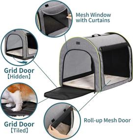 img 2 attached to 🐾 Petsfit Foldable Portable Soft Dog Travel Crate: Ultimate Comfort for Small Dogs on the Go!