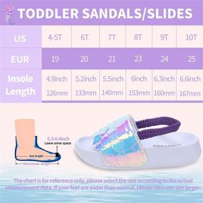 img 3 attached to Toddler Slides Sandals Summer Slippers Boys' Shoes ~ Sandals