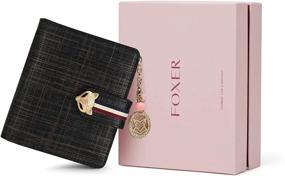 img 1 attached to FOXER Leather Wallet Bifold Valentines Women's Handbags & Wallets ~ Wallets