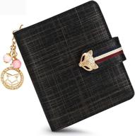 foxer leather wallet bifold valentines women's handbags & wallets ~ wallets logo