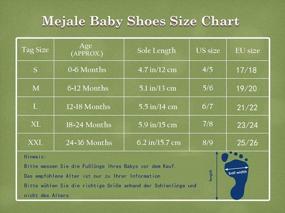 img 1 attached to Anti-Slip Infant Moccasins For Crawling And Walking - Mejale Baby Rubber Sole Shoes With Leather Design