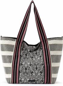 img 4 attached to Stylish And Functional Sakroots Catalina Canvas Tote For Any Occasion