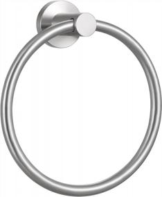 img 4 attached to Stylish And Durable KES Towel Ring - Wall Mount Stainless Steel Holder For Bathroom Towels - A2180B-2