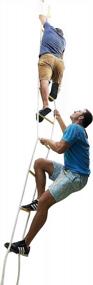 img 1 attached to Experience Safe Outdoor Climbing With The Compact And Portable ISOP Rope Ladder - Ideal For Teens And Adults!