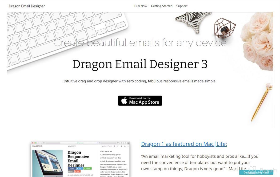 dragon responsive email designer