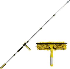 img 4 attached to 🪟 Effortless Window Cleaning with DocaPole 6 Foot Extension Kit: Squeegee and Scrubber Combo Included