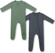 hapiu bamboo footed pajamas country apparel & accessories baby boys best: clothing logo