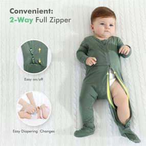 img 3 attached to HAPIU Bamboo Footed Pajamas Country Apparel & Accessories Baby Boys best: Clothing