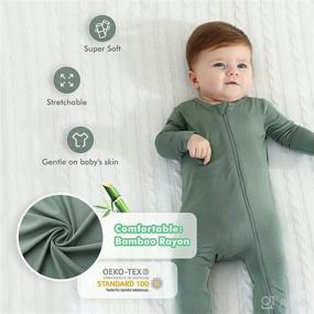 img 2 attached to HAPIU Bamboo Footed Pajamas Country Apparel & Accessories Baby Boys best: Clothing