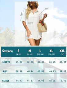 img 1 attached to YIBOCK Women'S Chiffon Beach Coverup For Swimsuits - Loose Dress Shirt Bikini Beachwear