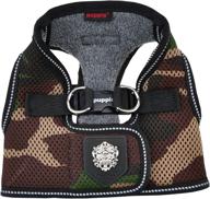 🔥 stay stylish and warm with puppia thermal soft vest harness® in large camo logo