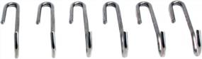 img 1 attached to Enclume Angled Pot Hook, Set Of 6, Use With Pot Racks, Stainless Steel