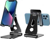 portable and adjustable phone holder for desks - mroco foldable aluminum stand compatible with phones and tablets logo