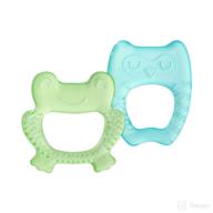 🍃 green sprouts cool nature teether (2 pack) - soothing gum relief & promotes healthy oral development - safe plastic filled with sterilized water, chilled for added comfort logo