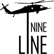 виниловая наклейка nine line drop логотип