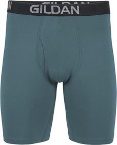 img 2 attached to Gildan Men'S Cotton Stretch Boxer Briefs | Comfort & Durability In A Multipack