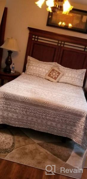 img 1 attached to Travan 2-Piece Twin Quilt Sets With Sham Oversized Bedding Bedspread Reversible Soft Coverlet Set, Twin Size review by Dylan Baldwin