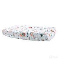 🧜 bebe au lait oh so soft muslin changing pad cover - mermaids: stylish and practical diaper changing solution логотип