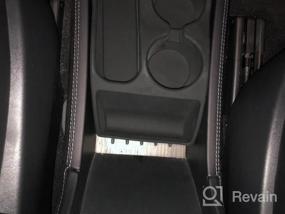 img 6 attached to Автомобильный кейс для хранения Tesla Model 3/Y - коробка для солнцезащитных очков на липучках Topfit и органайзер для гаджетов для аксессуаров