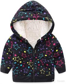 img 4 attached to 🧥 Warm and Comfy Mud Kingdom Unisex Kids Winter Hoodies with Faux Fur, Hooded Jackets Featuring Cute Prints