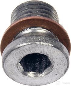 img 1 attached to 🔧 Dorman 65407 Trapped Washer Oil Drain Plug M14x1.50: Compatible with Audi, Seat, Volkswagen Models